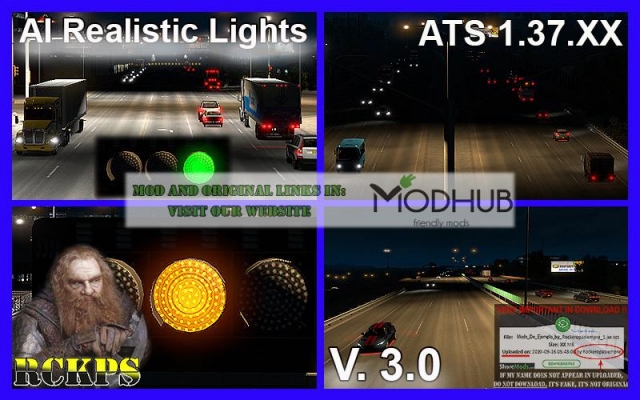 ai realistic lights v3.0 for ats 1.37.x ats 1