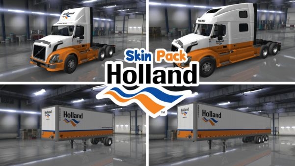 holland truck trailer skin mod ats