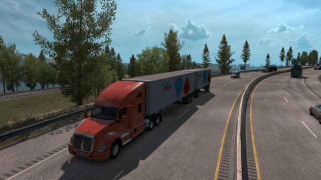 multiple trailers in traffic ats v7.1 ats 1