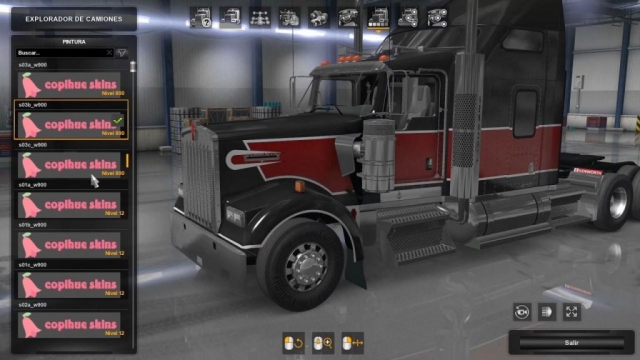 skin pack phoenix style for kenworth w900 by edison 1.36.x ats 2