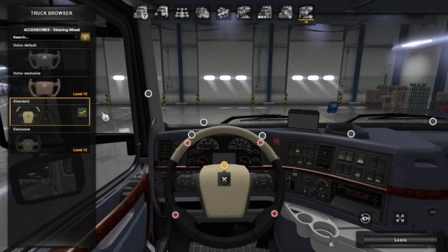 two steering wheels for volvo vnl 1 32 x for ats