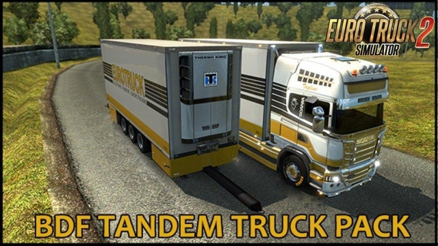 bdf tandem truck pack v137.28 1.37 ets2 1