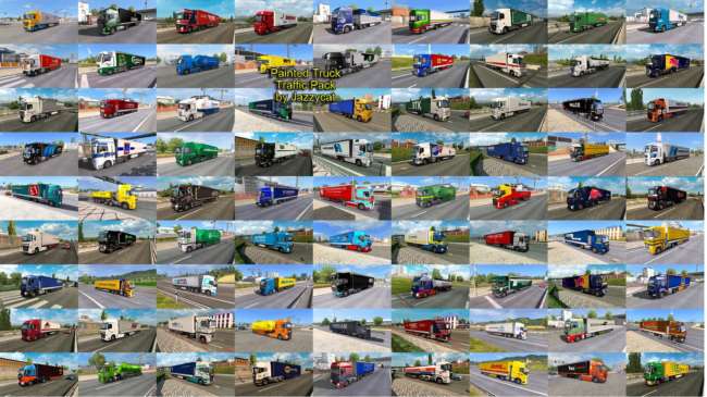 painted truck traffic pack by jazzycat v10 5 1