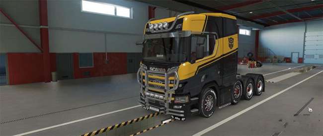 transformers bumblebee skin for scania r 1 0 1