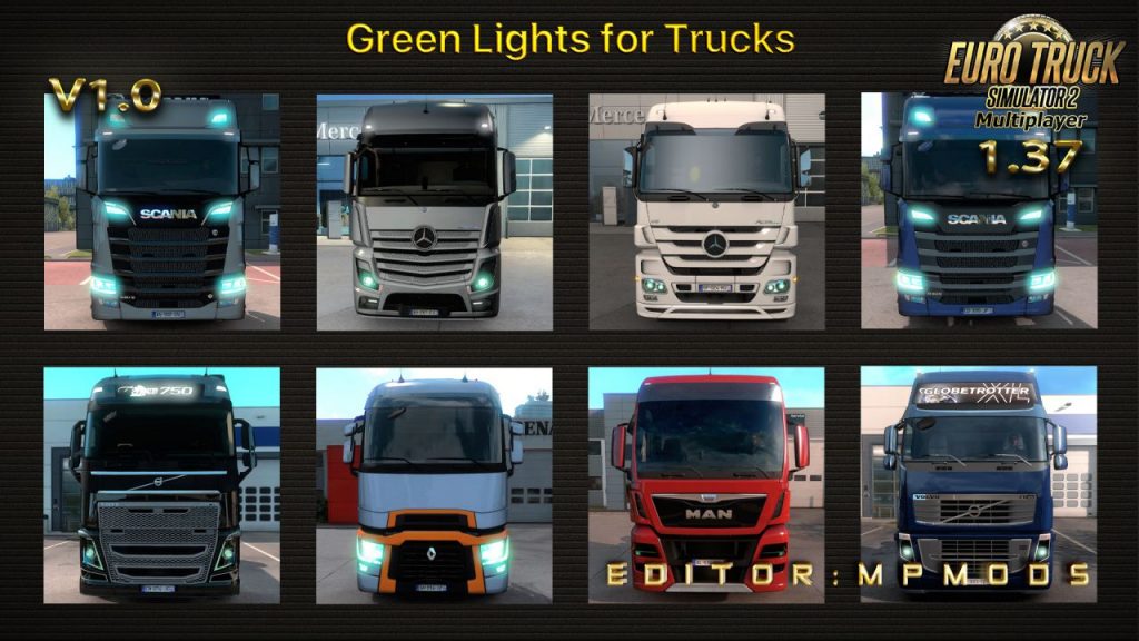 Green Lights For Trucks v1 9636A