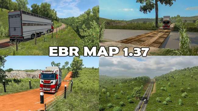 roads of brazil map ebr map 1 73 ets2 1 37 1 1
