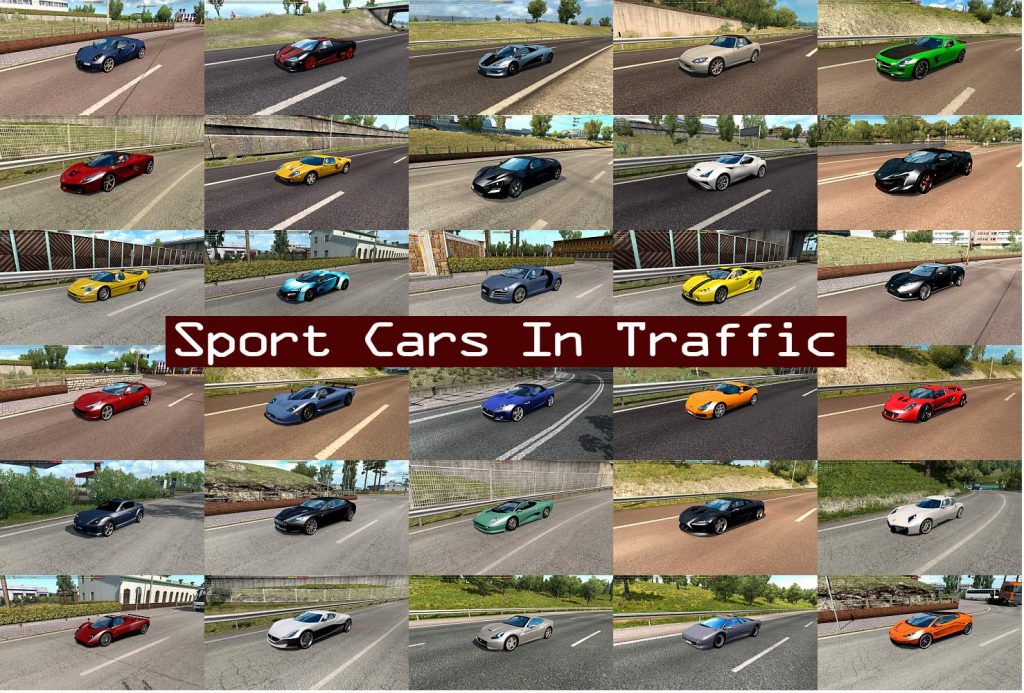 sport cars traffic pack by trafficmaniac v6 7 3 VVSA7