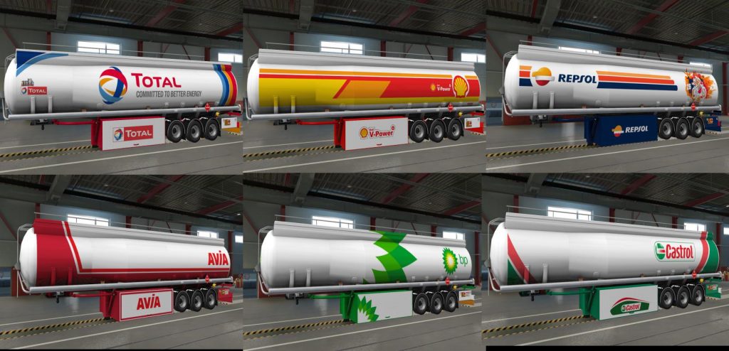 trailer skin pack for mdmodding ownable fuel cisterns 1.38 ets2 1